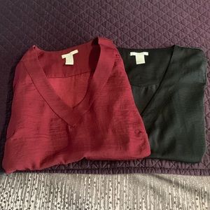 Women’s silky short sleeve tee. Used but in good condition. Size 12